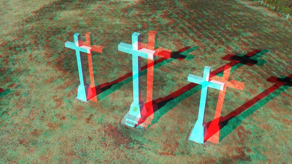 Lot 10 Lunettes 3D Anaglyphe Rouge/Cyan Bleu Carton TV Vidéo Image