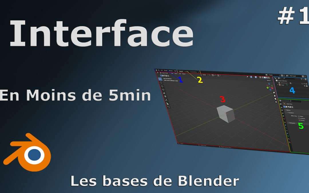 Comprendre l’interface de Blender