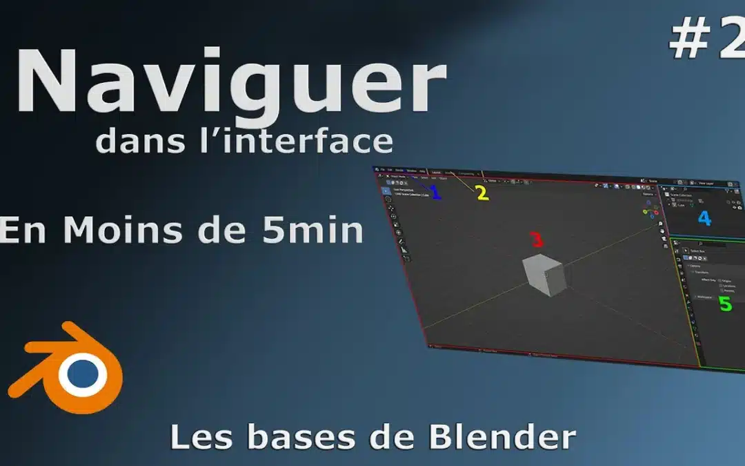 Comment fonctionne l’interface de Blender?