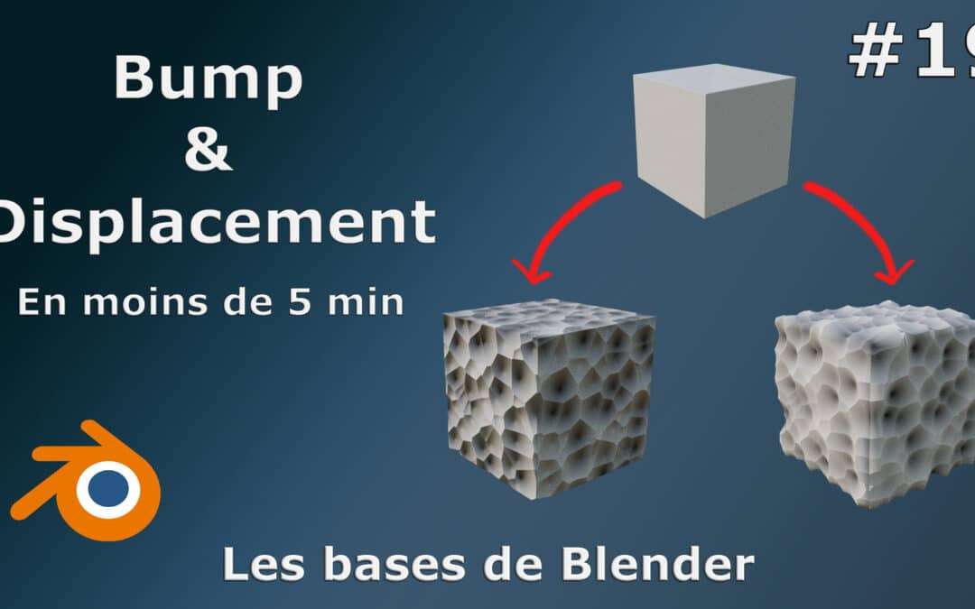 Comment ajouter du relief à la texture Blender ? Bump & Displace