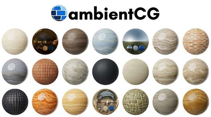 Trouver des textures gratuites pour Blender avec AmbientCG