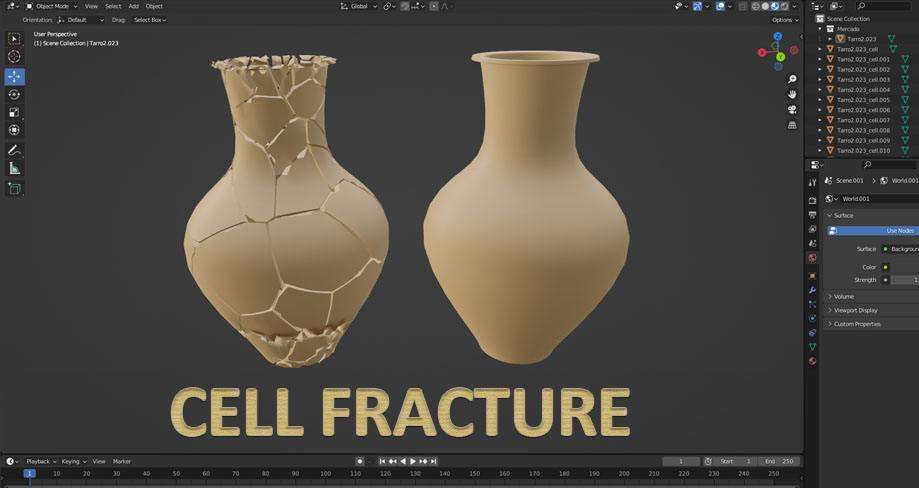 Cell Fracture – Addons pour créer de la destruction
