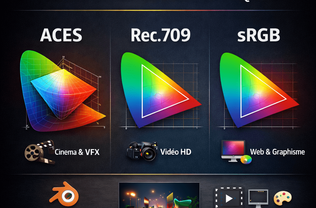 Comprendre les espaces colorimétriques dans Blender